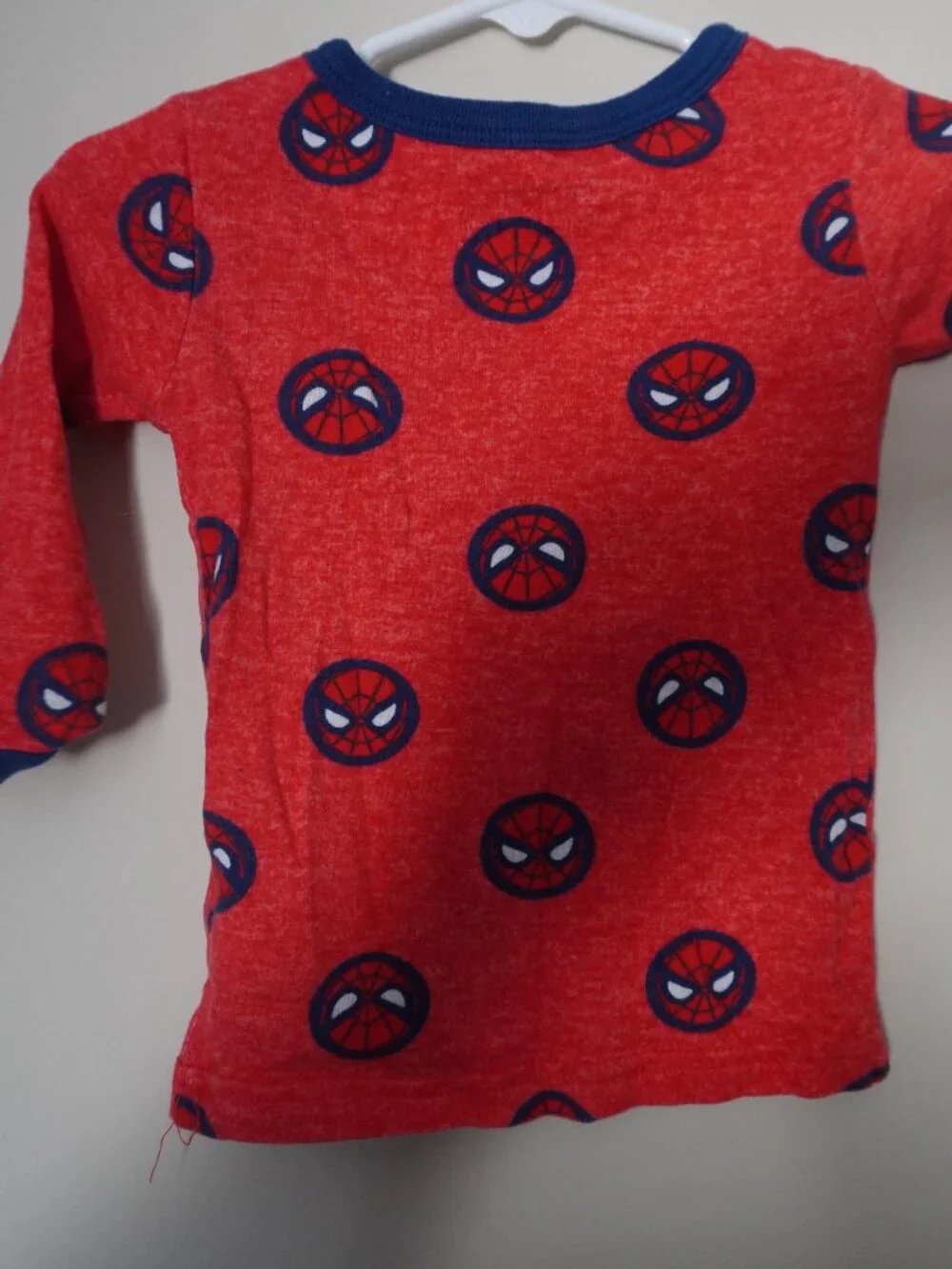 Marvel Red and Navy Spider-Man Kids Pajama Top